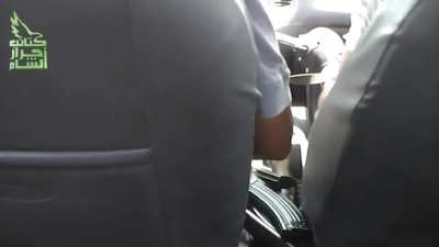 Ahrar al-Sham attacks a government checkpoint near the lower roundabout gas station in Suqaylabiyah, Syria - July 31, 2012