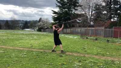 Taking the montante out for a spin