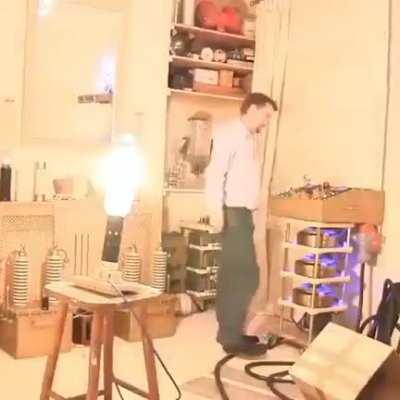 Mad scientist creates device to meltdown all life on planet in a blinding molten supernova