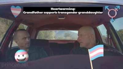 Heartwarming video of a southern grandfather accepting his granddaughter after she comes out as transgender!