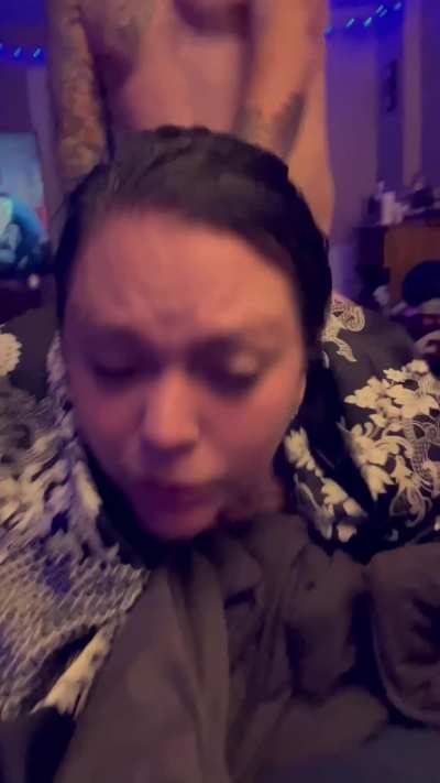 When the MILF gets what she deserves for bratting off earlier in the day..