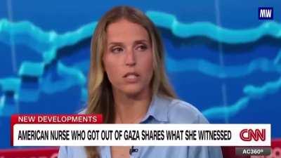 American nurse sharing her thoughts and experience from Gaza