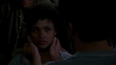 Cindy McGee Verbal As She Teaches Gretchen Palmer, Debra Varnado, Tracy Silver, Monique Cintron, and Tamara Mark How To Defend Themselves, Then She and Tracy Silver Kick Two Men in the Balls in Fast Forward (1985)