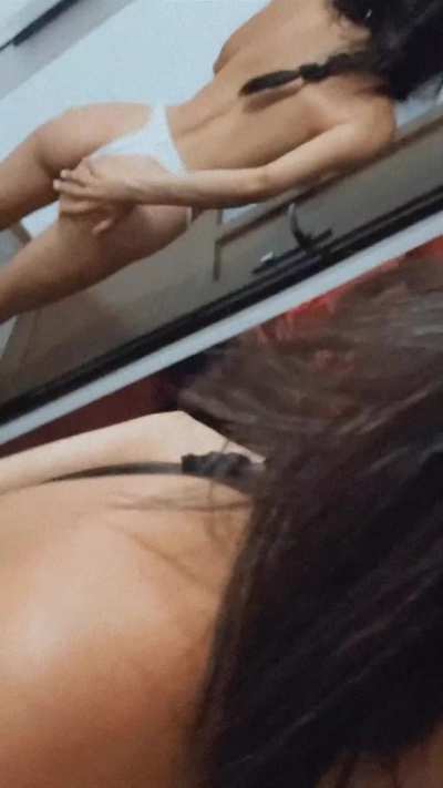 My ass devours two things, thongs and cock.