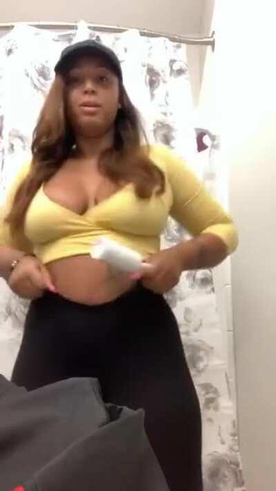 Lady L Of The Official Twerk Team is BACK (areola slip)