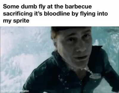 The sprite isn’t even fizzy anymore why’d get try and take a sip