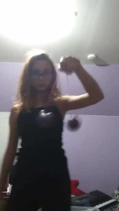 My b**bs whenever I run downstairs without a bra be like