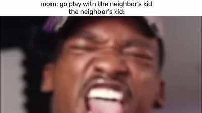 The neighbor's kid in question: