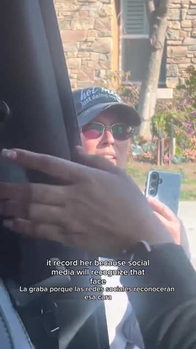 A Karen goes off on a racist rant