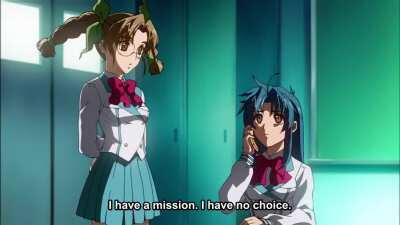 Don't talk and drive Sousuke [Full Metal Panic! The Second Raid]