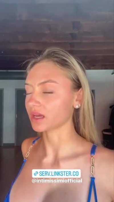 Leni for Intimissimi - IG August 2023