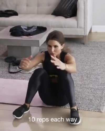 Смотрим как работают задействованные группы мышц