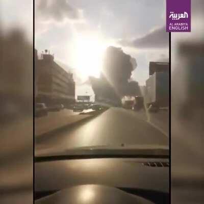 Dash-cam Recording of the Lebanon Capital Explosion, 2.5 kilo ton of Ammonium nitrate