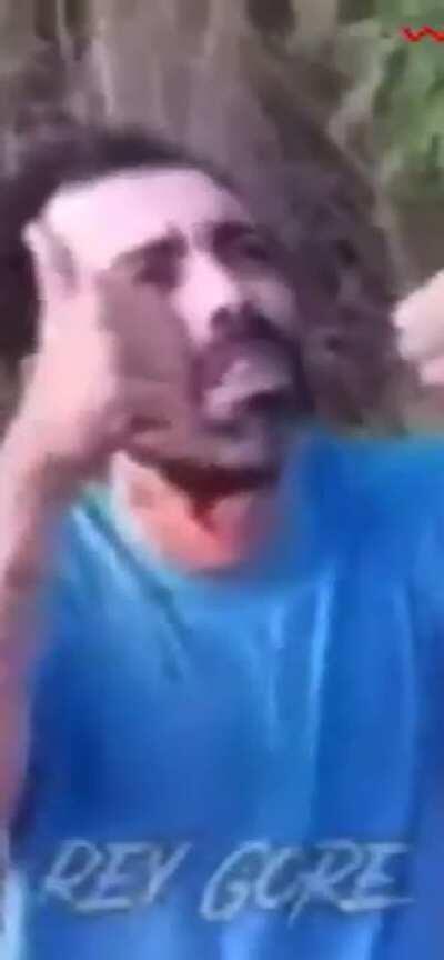 Man Gives Thumbs Up Before Being Gunned Down