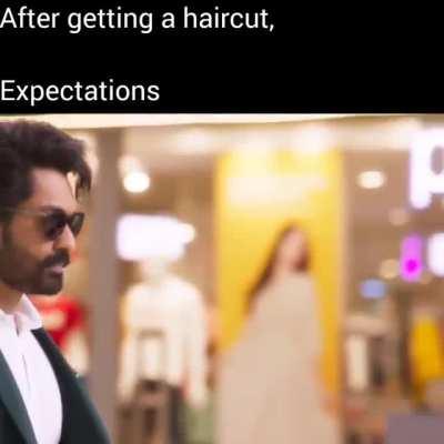 Light ga chey ani vedukunna, motham hair ni teesi dengadu