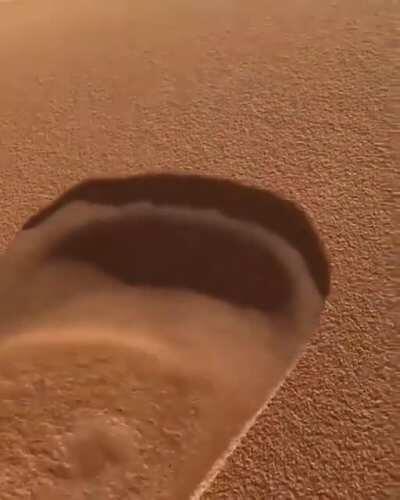 Superfine sand. Desert's are awesome!