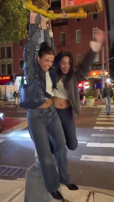 Double belly bar hang