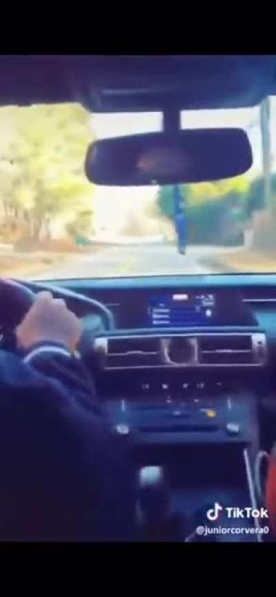 Swerving your car like a jackass for some stupid TikTok challenge