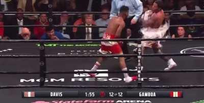 Gervonta “Tank” Davis drops Gamboa 3 times to finish him in the 12th round