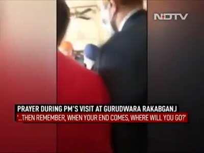 PM visit : Listen to Baba Ji's words (subtitles in red) during his visit to Rakabganj Gurudwara Sahib ,Coincidence?