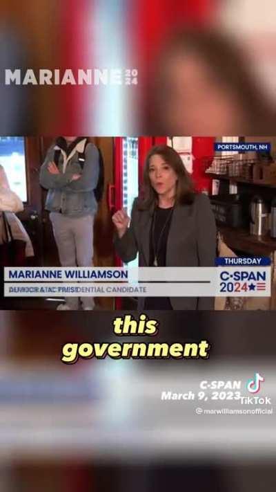 Marianne popping off