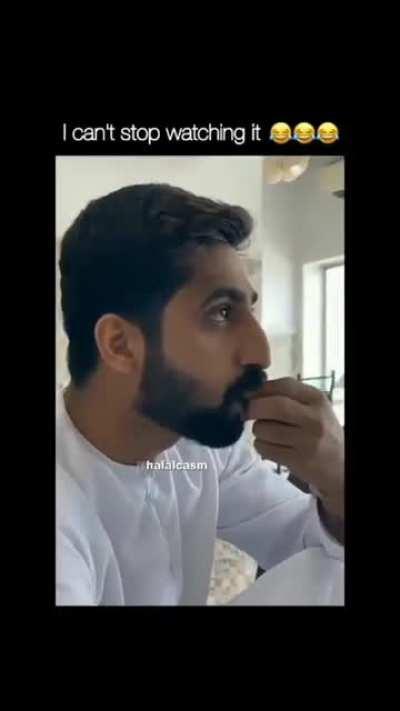 Laughed like a hyena