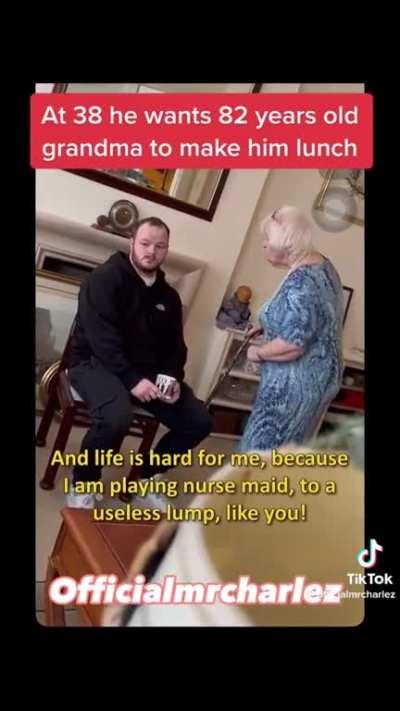 Where is my lunch? I’m going to sell this house. Are you going to make me my lunch??