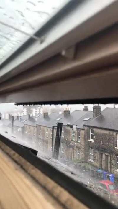 Typical May weather in Sheffield, England