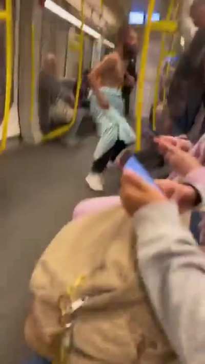 When the voices tell you to show off your moves in the subway