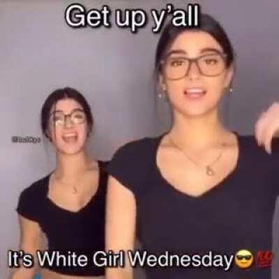 White girl Wednesday bois