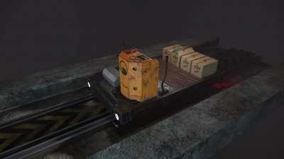 Modeled and textured the rail cart from Half-Life 1. Maya and Substance