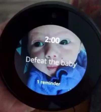 defeat the baby