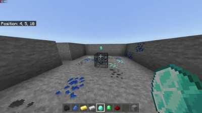 Made an ore spawner!