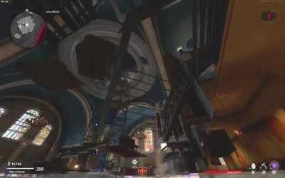 LMAO, clipped through the map here, works as a jumpable obstacle to get in/out.