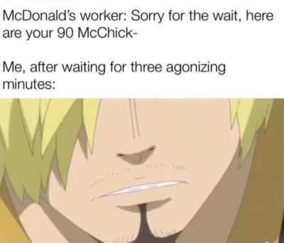 And the ice cream machine was broken