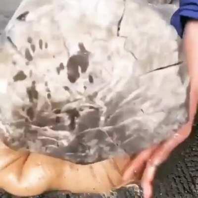 Not sure what they're making, but their hands get awfully close to that hammer.