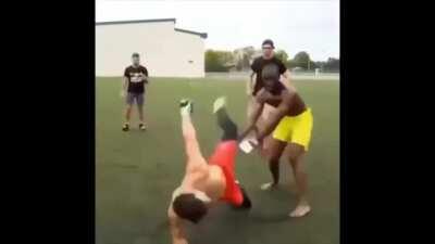 Kick to the face KO