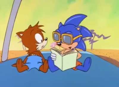 Sonic Sez: Don't forget to use sunscreen!
