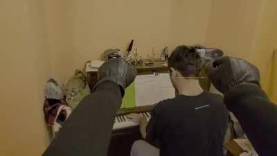 Playing Hitman VR on PSVR felt like. (before the patch!)