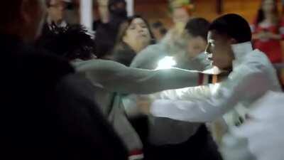 Fight - 3 vs 1 guy street fight Austin Texas