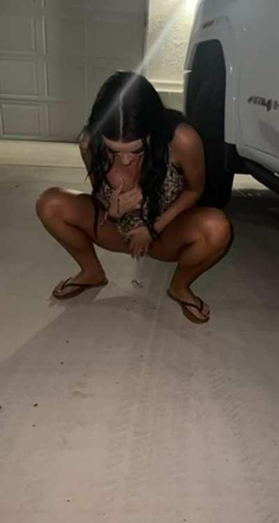 The neighbors caught me in cam