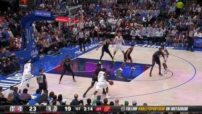 [Highlight] Harden relocates for the catch & shoot 3, his second of the first quarter. He's perfect from the field with 11 points.