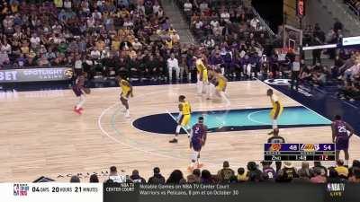 [Highlight] Kevin Durant hits a three over LeBron