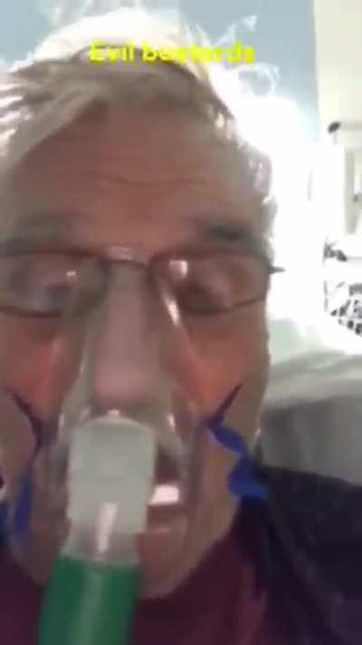 David Icke in hospital today with Covid. Now he has to wear a mask... you know to keep living.