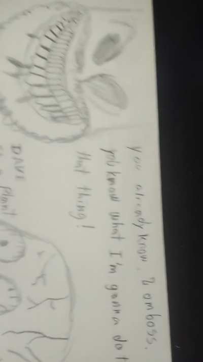 Dave's got a little plant