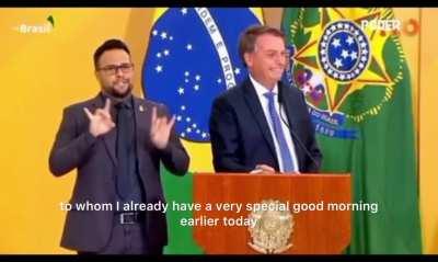 The president of Brazil, ladies and gentlemen