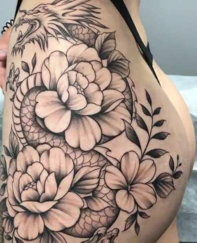 Gorgeous dragon tattoo by Jai Cheong, Gold Coast - Australia.