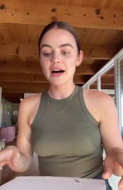 Lucy in a Green Tank Top - Instagram June 2025