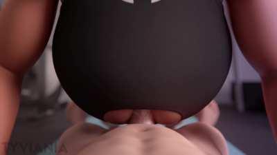 Titjob animation [OC] [Tyviania]