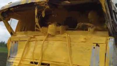 Guy straight up turned into a Simpsons character